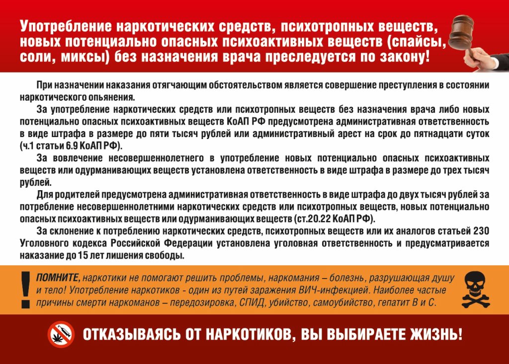 Памятки по наркозависимости 2